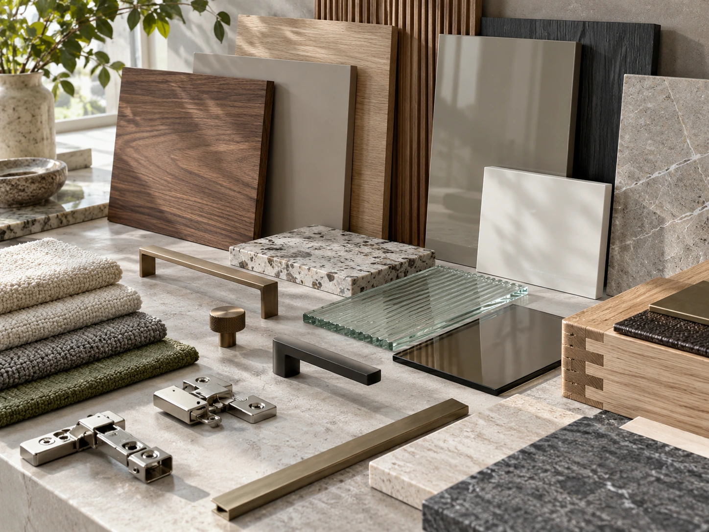 About ASTRAA Interior Furniture materials, finishes and hardware arranged for specification